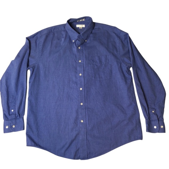 Cutter & Buck Men’s Long Sleeve Button Front Dress Shirt - Picture 2 of 9